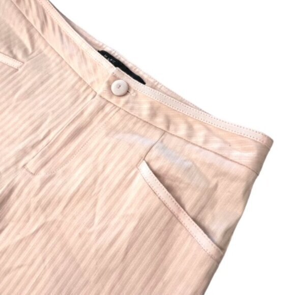 Marc Jacobs Striped Pants Women Size 6 NWT $228 Wide Leg Low Rise Pink Ribbon‎ - Picture 2 of 13